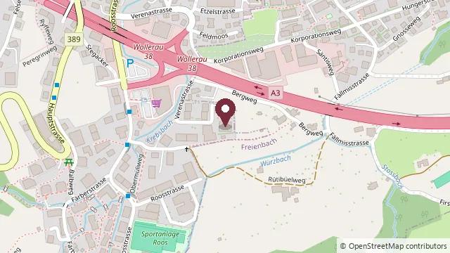 Map of Inautec GmbH, Verenastrasse 37, 8832 Wollerau