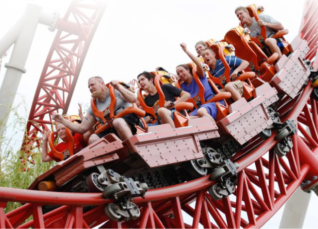High-speed roller coaster
